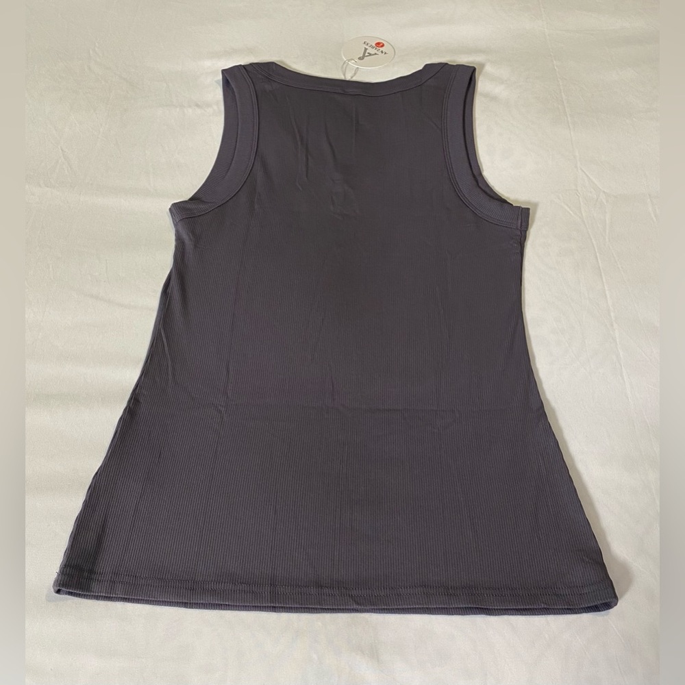 NWT Anrabess V-Neck Ribbed Knit Tank Top - Picture 4 of 16